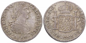 1810. Fernando VII (1808-1833). México. 1 real. Ag. EBC / EBC+. Est.150.