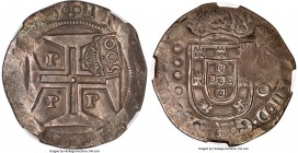 Alfonso VI Counterstamped 500 Reis ND (1663) AU53 NGC, LMB-83, Gomes-45.03. Type IV crowned "500" countermark (AU Strong), struck on a Portuguese João...