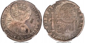 Cuiaba. João VI Counterstamped 960 Reis ND (1821) VF35 NGC, KM350, LMB-487. Displaying crowned 960 over C within wreath counterstamp on the obverse, a...