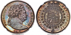 George III Proof 1/2 Crown 1816 PR65 NGC, KM667, S-3788, ESC-2088 (R2; prev. ESC-615). Plain edge. A remarkable presentation of this first-year Proof ...