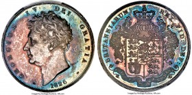 George IV Proof Crown 1826 PR65 PCGS, KM699, S-3806, ESC-2336 (R), L&S-28. SEPTIMO edge. Mintage: 150. A simply breathtaking representative of George'...