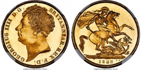 George IV gold 2 Pounds 1823 MS66+ NGC, KM690, S-3798. A bold and flashy representative that may easily be considered one of the finest conditional su...