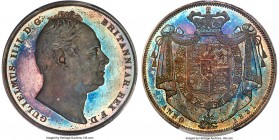 William IV Proof Crown 1831 PR64 Deep Cameo PCGS, KM715, S-3833, ESC-2462 (R2). Plain edge. With W.W. initials on truncation. A fabled Proof-only type...