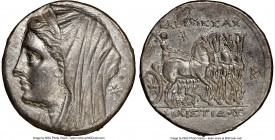 SICILY. Syracuse. Philistis, wife of Hieron II (275-215 BC). AR 16-litrai (27mm, 13.12 gm, 1h). NGC AU 4/5 - 3/5, brushed, flan flaw, die shift. Ca. 2...