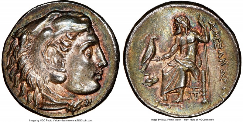 MACEDONIAN KINGDOM. Alexander III the Great (336-323 BC). AR drachm (17mm, 4.28 ...