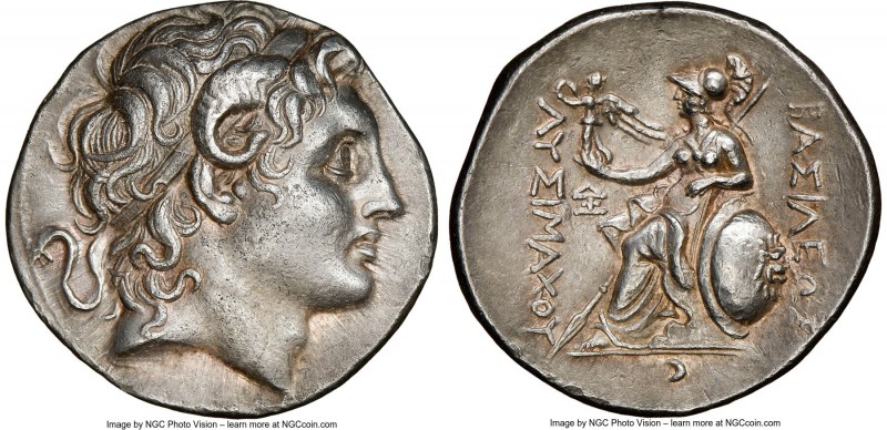 THRACIAN KINGDOM. Lysimachus (305-281 BC). AR tetradrachm (30mm, 16.94 gm, 1h). ...