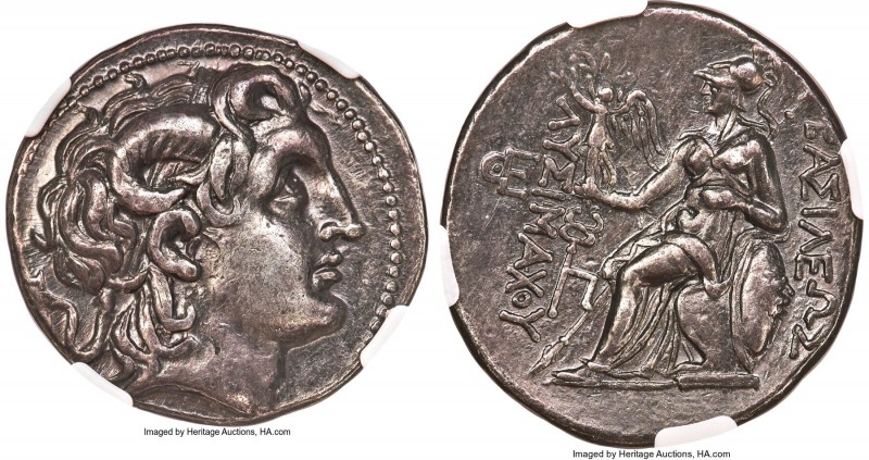 THRACIAN KINGDOM. Lysimachus (305-281 BC). AR tetradrachm (30mm, 17.11 gm, 2h). ...