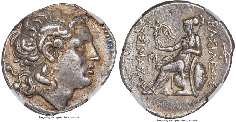 THRACIAN KINGDOM. Lysimachus (305-281 BC). AR tetradrachm (29mm, 17.07 gm, 3h). ...