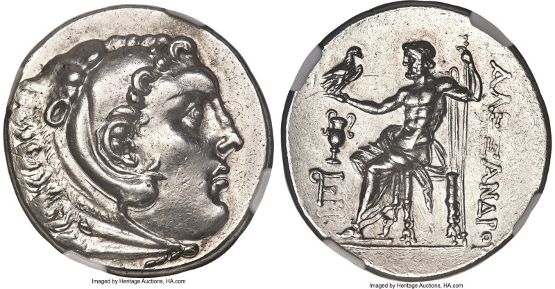 AEOLIS. Myrina. Ca. 215-190 BC. AR tetradrachm (31mm, 17.06 gm, 1h). NGC Choice ...