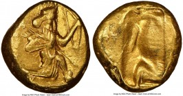 ACHAEMENID PERSIA. Darius I-Xerxes II (ca. 5th century BC). AV daric (15mm, 7.26 gm). NGC Choice XF 5/5 - 4/5, scuff. Lydo-Milesian standard. Sardes m...