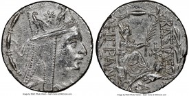 ARMENIAN KINGDOM. Tigranes II the Great (95-56 BC). AR tetradrachm (26mm, 15.46 gm, 1h). NGC Choice AU 5/5 - 2/5, marks. Tigranocerta, ca. 80-68 BC. D...