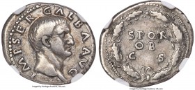 Galba (AD 68-69). AR denarius (19mm, 3.42 gm, 6h). NGC Choice VF 5/5 - 3/5. Rome, July AD 68-January AD 69. IMP SER GALBA AVG, bare head of Galba righ...