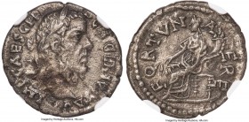 Pescennius Niger (AD 193-194). AR denarius (18mm, 4.38 gm, 7h). NGC AU 5/5 - 3/5. Antioch, AD 193-194. IMP CAES C PE-SC NIGER IVST AV, laureate head o...