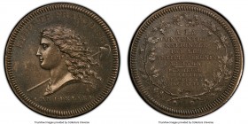 Republic Cast "National Convention" Medal L'An I (1792) MS63 PCGS, Maz-318, VG-338. By A. Galle. A scarce "test" medal produced for the National Conve...