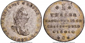 Brunswick-Lüneburg-Calenberg-Hannover. Georg III Taler 1801-C XF45 NGC, Clausthal or Hannover mint, KM414, Dav-660, Thun-150. Mintage: 126. A very sca...