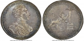 Pomerania - Swedish Occupation. Carl XII Medallic Taler 1709 MS62 NGC, KM-XM1, Dav-1872. Occupation issue struck in the name of Carl XII of Sweden. Su...