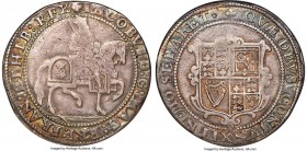 James I Crown ND (1624) VF30 NGC, Tower mint, Trefoil mm, Third Coinage, KM63, S-2664. Comparatively fine quality for James' crown coinage, whose shal...