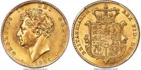 George IV gold 1/2 Sovereign 1826 MS65 PCGS, KM700, S-3804. A scintillating gem representative of the type, demonstrating warm golden luster, coupled ...