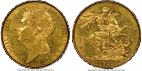 George IV gold 2 Pounds 1823 MS60 NGC, KM690, S-3798. A collectible one-year type found in Mint State preservation with crisply struck motifs adorned ...