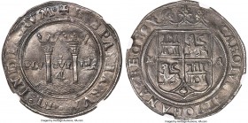 Charles & Johanna "Late Series" 4 Reales ND (1542-1555) M-A MS61 NGC, Mexico City mint, KM0018, Cal-131 (prev. Cal-79). 32mm. 13.55gm. A survivor rare...
