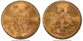 Estados Unidos gold 50 Pesos 1944 MS65 PCGS, Mexico City mint, KM481. Light patination abounds on this attractive gem. AGW 1.2056 oz.

HID0980124201...