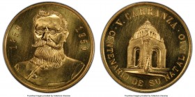 Estados Unidos gold "Carranza Centennial" Medal 1959 MS66 PCGS, Grove-P45.16.60gm. Struck in celebration of the centennial of the birth of Venustiano ...