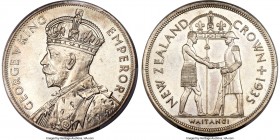 George V Proof "Waitangi" Crown 1935 MS64 PCGS, KM6, Dav-433. Mintage: 468. A classic world crown in all regards, this example showcases above-average...