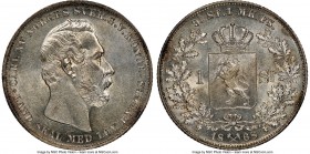 Carl XV Adolf Speciedaler 1868 MS61 NGC, Kongsberg mint, KM325, Dav-245. Highly collectible and elusive in such commendable conditions, this pleasing ...