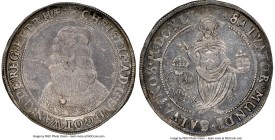 Christina Riksdaler 1645-AG AU53 NGC, Sala or Stockholm mint, KM187, Dav-2525. Closer to Mint State than the eye might first suggest, with a light str...