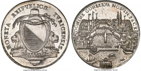 Zurich. Canton "City View" Taler 1790 MS64 Prooflike NGC, KM176, Dav-1799. An icy representative of the type that certainly ranks among the finest att...