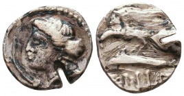 Sinope , Paphlagonia. AR Drachm , c. 410-350 BC.
Condition: Very Fine



Weight: 3,9 gr
Diameter: 20 mm
