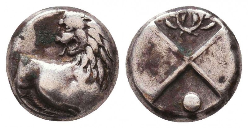 Thrace, Cherronesos. Ca. 400-350 B.C. AR
Condition: Very Fine



Weight: 2,2 gr
...