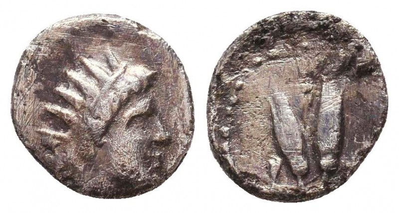 Greek AR Silver Obol, Ca. 350-300 BC. 
Condition: Very Fine



Weight: 0,7 gr
Di...
