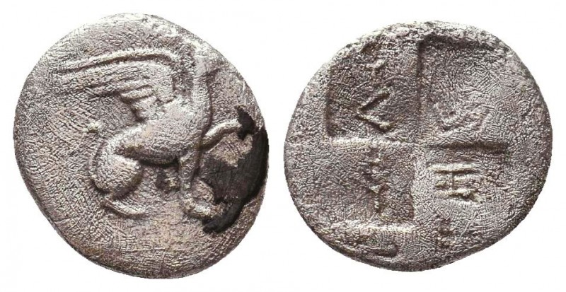 Greek AR Silver Obol, Ca. 350-300 BC. 
Condition: Very Fine



Weight: 0,8 gr
Di...