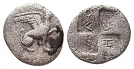 Greek AR Silver Obol, Ca. 350-300 BC. 
Condition: Very Fine



Weight: 0,8 gr
Diameter: 11 mm