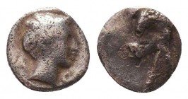 Greek AR Silver Obol, Ca. 350-300 BC. 
Condition: Very Fine



Weight: 0,4 gr
Diameter: 7 mm