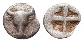 Greek AR Silver Obol, Ca. 350-300 BC. 
Condition: Very Fine



Weight: 0,3 gr
Diameter: 7 mm