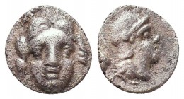 Greek AR Silver Obol, Ca. 350-300 BC. 
Condition: Very Fine



Weight: 0,8 gr
Diameter: 10 mm