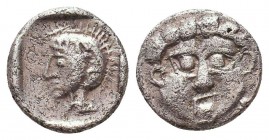 Greek AR Silver Obol, Ca. 350-300 BC. 
Condition: Very Fine



Weight: 1 gr
Diameter: 10 mm