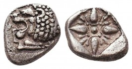 Greek AR Silver Obol, Ca. 350-300 BC. 
Condition: Very Fine



Weight: 1 gr
Diameter: 10 mm