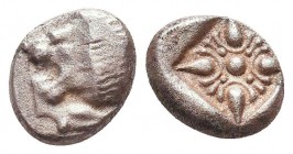 Greek AR Silver Obol, Ca. 350-300 BC. 
Condition: Very Fine



Weight: 1 gr
Diameter: 9 mm