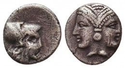 Greek AR Silver Obol, Ca. 350-300 BC. 
Condition: Very Fine



Weight: 1,1 gr
Diameter: 11 mm