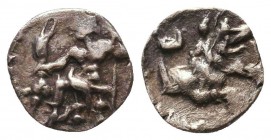 Greek AR Silver Obol, Ca. 350-300 BC. 
Condition: Very Fine



Weight: 0.5 gr
Diameter: 9 mm