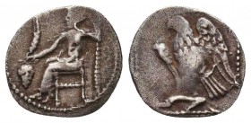 Greek AR Silver Obol, Ca. 350-300 BC. 
Condition: Very Fine



Weight: 0.8 gr
Diameter: 13 mm