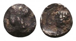 Greek AR Silver Obol, Ca. 350-300 BC. 
Condition: Very Fine



Weight: 0.2 gr
Diameter: 6 mm