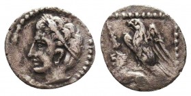 Greek AR Silver Obol, Ca. 350-300 BC. 
Condition: Very Fine



Weight: 0.5 gr
Diameter: 11 mm