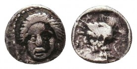 Greek AR Silver Obol, Ca. 350-300 BC. 
Condition: Very Fine



Weight: 0.3 gr
Diameter: 7 mm