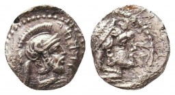 Greek AR Silver Obol, Ca. 350-300 BC. 
Condition: Very Fine



Weight: 0.7 gr
Diameter: 9 mm