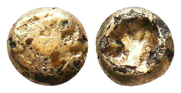 IONIA, Miletos. Circa 600-546 BC. EL 
Condition: Very Fine



Weight: 0.8 gr
Dia...