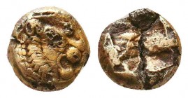 IONIA, Miletos. Circa 600-546 BC. EL 
Condition: Very Fine



Weight: 0.6 gr
Diameter: 7 mm